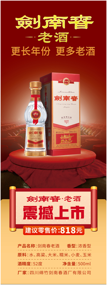 剑南春老酒重磅上市，强势占领次高端市场_创业
